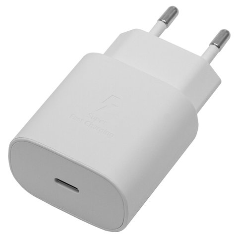 Сетевое зарядное устройство EP-TA800, 25 Вт, Power Delivery (PD), белый, 1 порт, service pack box Превью 1