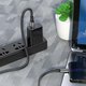 USB кабель Borofone BX82, USB тип-A, micro-USB тип-B, 100 см, 2,4 А, чорний, силіконовий, #6974443386196 Прев'ю 2
