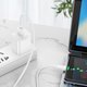 USB кабель Hoco X96, USB тип-C, USB тип-A, 25 см, 100 Вт, 6 А, білий, #6942007609432 Прев'ю 2