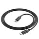 USB Cable Hoco X88, (2xUSB type-C, 100 cm, 60 W, black) #6931474783363 Preview 1