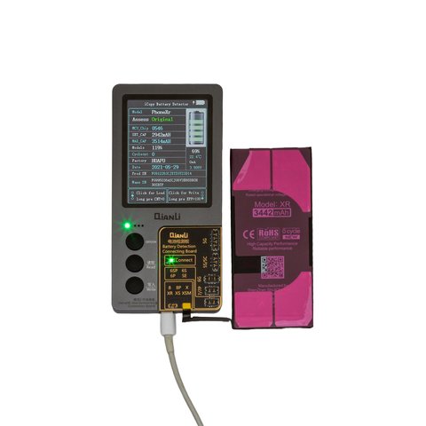 Batería Da Luxiang puede usarse con Apple iPhone XR, Li-ion, 3.82 V, 3442 mAh, mayor capacidad, original IC Vista previa  1