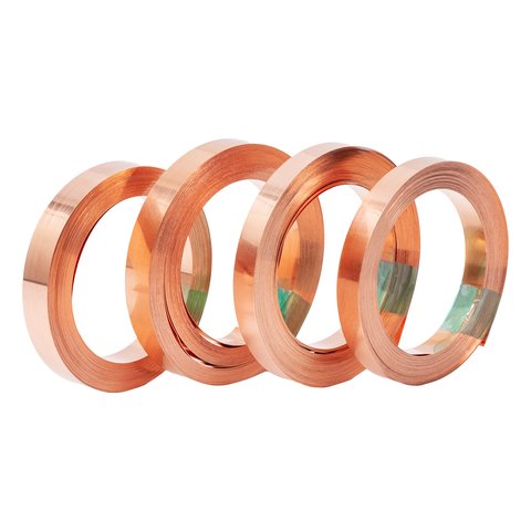 Cinta de cobre para soldar baterías, 0.2 mm, 10 mm, 10 m Vista previa  1