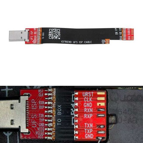 Adaptador ICFriend Easy UFS ISP para Flash64 Box y Z3X Easy Jtag Plus Box Vista previa  1