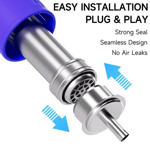 Насадка термофена Mechanic 861 Original, прямая, 6in1, 4mm/5mm/6mm/8mm/10mm/12mm Превью 3