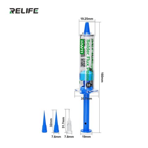 Flux Paste RELIFE HW11, (no require rinsing, lead-free, halogen-free, 10 ml) Preview 6