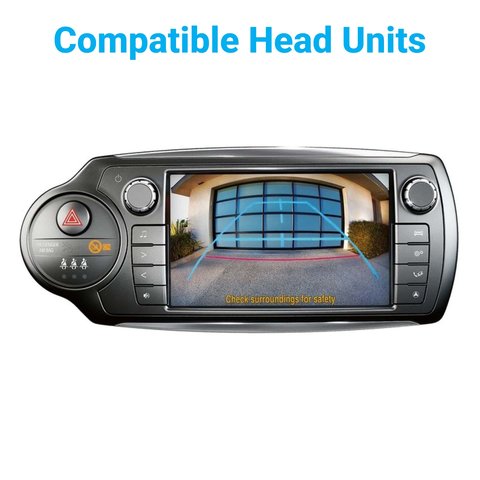 Задняя камера для Toyota Camry, Corolla, RAV4, Highlander, Tacoma, Tundra, Prius, Land Cruiser в комплекте с кабелем 24 пина для подключения Превью 3