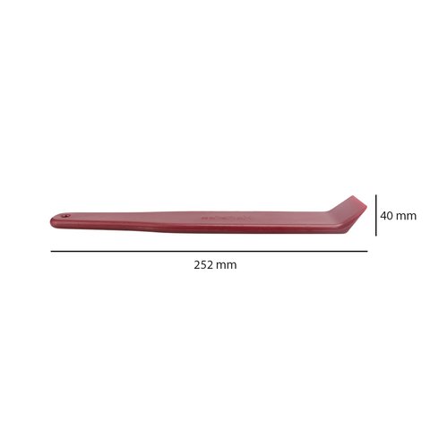 Инструмент для снятия обшивки с узкой загнутой лопаткой (полиуретан, 252×40 мм) Превью 1