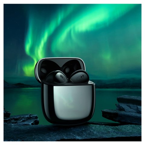Headphone Baseus Storm 3, (wireless, black, with charging case, with USB cable Type-C) #NGTW140101 Preview 1