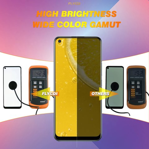 LCD FLYCDI compatible with Realme 7i, C17; OnePlus Nord N100; Oppo A32, A33 (2020), A53 4G, A53s 4G, (black, without frame, BV065WBM-L03-MB00) Preview 2