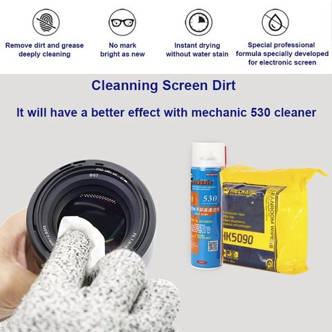 Toalla de microfibra Mechanic HK5090, para eliminar polvo y huellas, 400 uds., 100*100 mm Vista previa  1