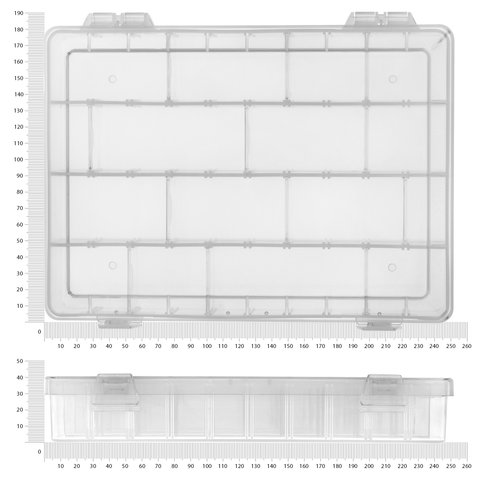 Касетниця для компонентів Pro'sKit 203-132H  (252×182×40,5 мм) Прев'ю 1