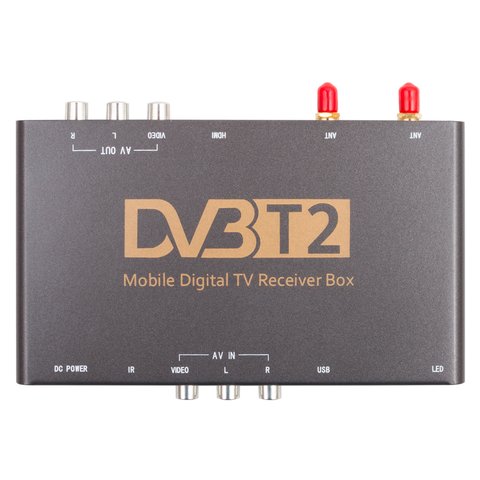 Автомобильный цифровой тюнер DVB-T2 HEVC с видеовходом Превью 1