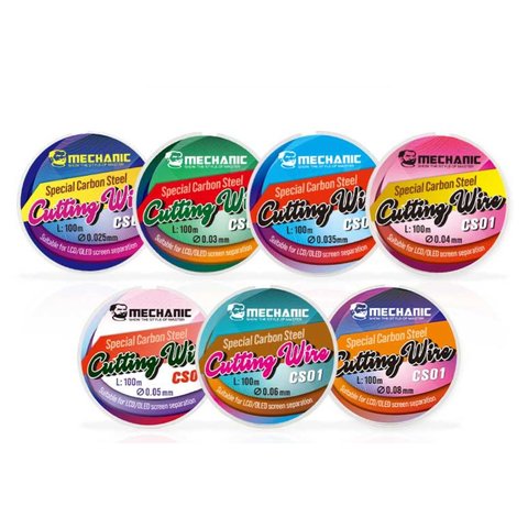 Струна для відклеювання скла Mechanic CS01, 0,08 мм, 100 м Прев'ю 2