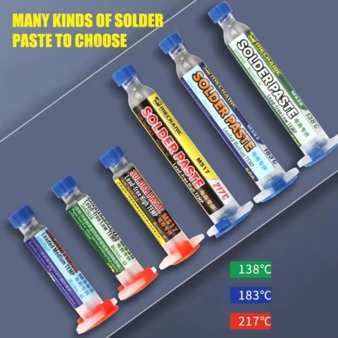 BGA паста Mechanic MS83, Sn 63%, Pb 37%, 183 °C, 50 г Прев'ю 3