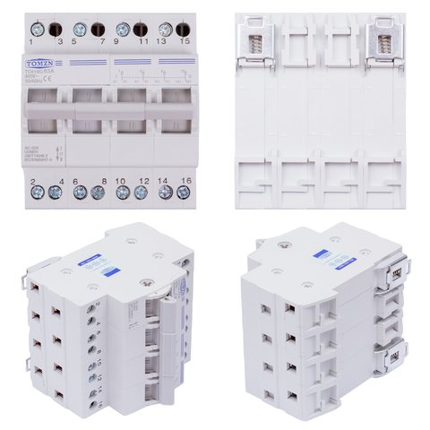 Автомат введення резерву TOMZN TO419G, 4P, 400 В, 63A, MTS, трипозиційний Прев'ю 1