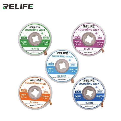 Стрічка для випаювання RELIFE RL-3515, Ш. 3,5 мм, (Д) 1,5 м Прев'ю 2