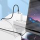 USB кабель Hoco X102, USB тип-C, Lightning, 100 см, 27 Вт, чорний, в нейлоновому обплетенні, #6942007608749 Прев'ю 5