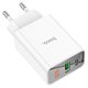 Мережевий зарядний пристрій Hoco C100A, 20 Вт, Quick Charge, Power Delivery (PD), білий, з дисплеєм, 2 порта, #6931474769800 Прев'ю 1