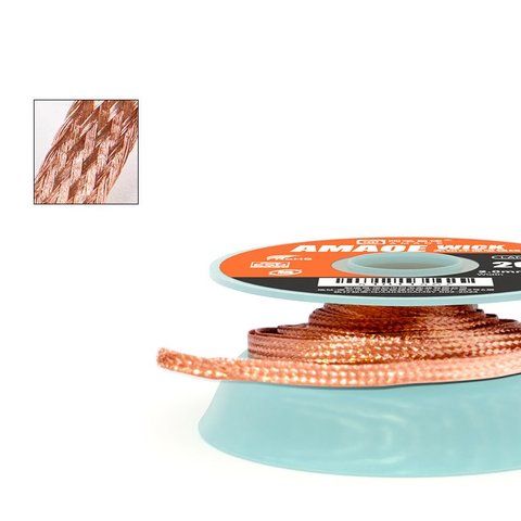 Стрічка для випаювання Amaoe LAN-1515, (Ш) 1,5 мм, (Д) 1,5 м Прев'ю 1