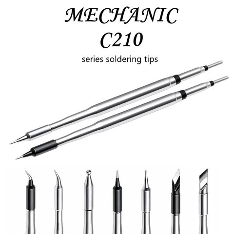 Паяльне жало Mechanic C210-SK, ніж, чорний Прев'ю 4