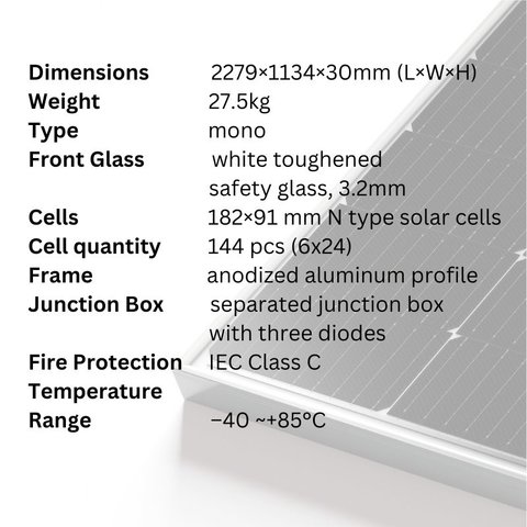 Сонячна панель TANFON TFD 600 Вт Прев'ю 1